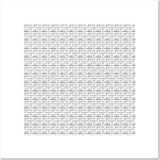 Funny Swear Pattern Print Shirt Posters and Art